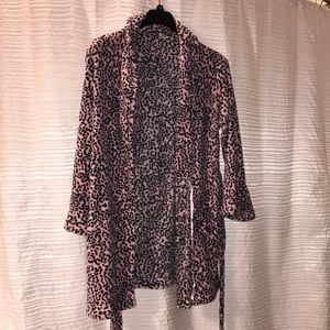 Soft and comfy Ulta Cheetah robe
